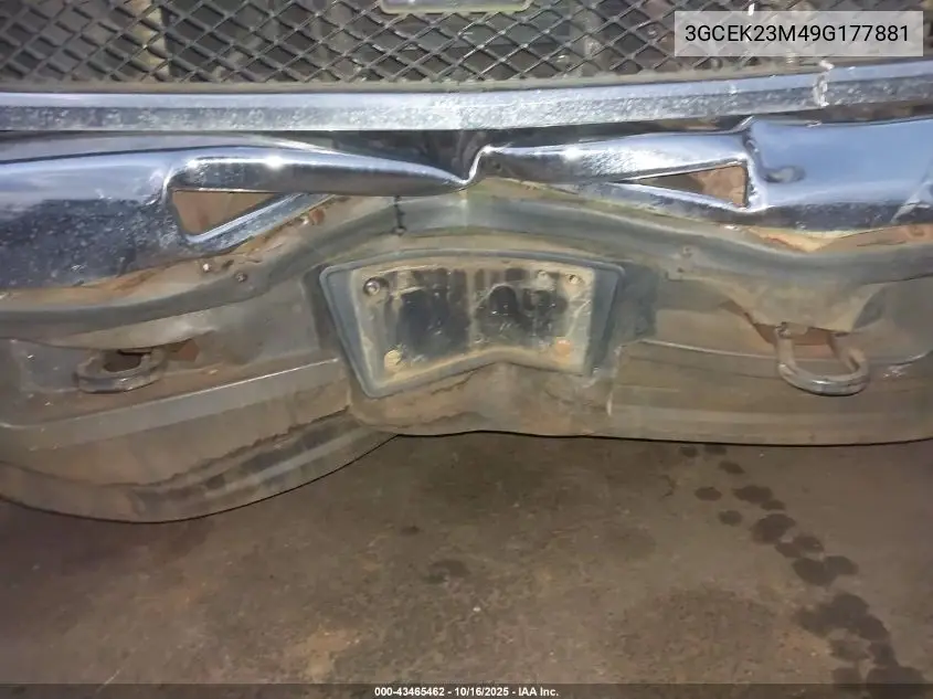 3GCEK23M49G177881 2009 Chevrolet Silverado 1500 Lt
