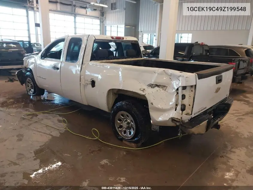 1GCEK19C49Z199548 2009 Chevrolet Silverado 1500 Work Truck