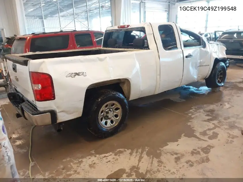 1GCEK19C49Z199548 2009 Chevrolet Silverado 1500 Work Truck