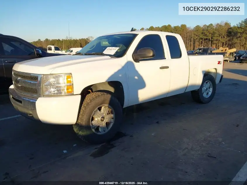 1GCEK29029Z286232 2009 Chevrolet Silverado 1500 Lt