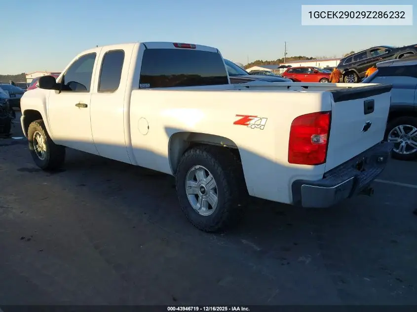 1GCEK29029Z286232 2009 Chevrolet Silverado 1500 Lt