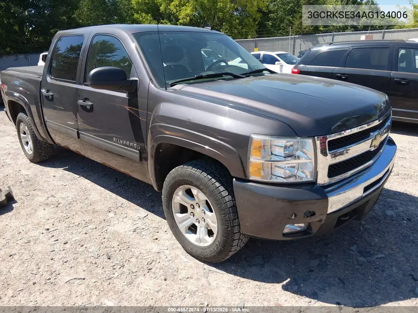 2010 Chevrolet Silverado 1500 Lt VIN: 3GCRKSE34AG134006 Lot: 45572674