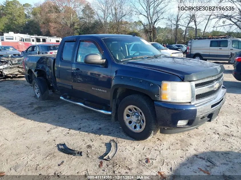 1GCRKSE30BZ196536 2011 Chevrolet Silverado 1500 Lt