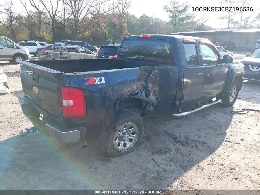 1GCRKSE30BZ196536 2011 Chevrolet Silverado 1500 Lt
