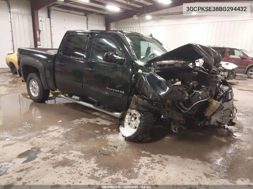 3GCPKSE38BG294432 2011 Chevrolet Silverado 1500 Lt