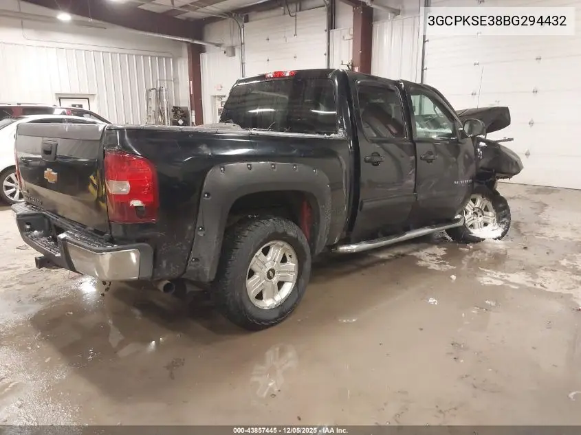 3GCPKSE38BG294432 2011 Chevrolet Silverado 1500 Lt