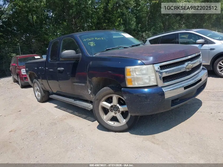 2011 Chevrolet Silverado 1500 Lt VIN: 1GCRKSEA9BZ202512 Lot: 45678031