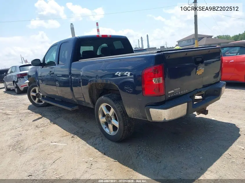 2011 Chevrolet Silverado 1500 Lt VIN: 1GCRKSEA9BZ202512 Lot: 45678031