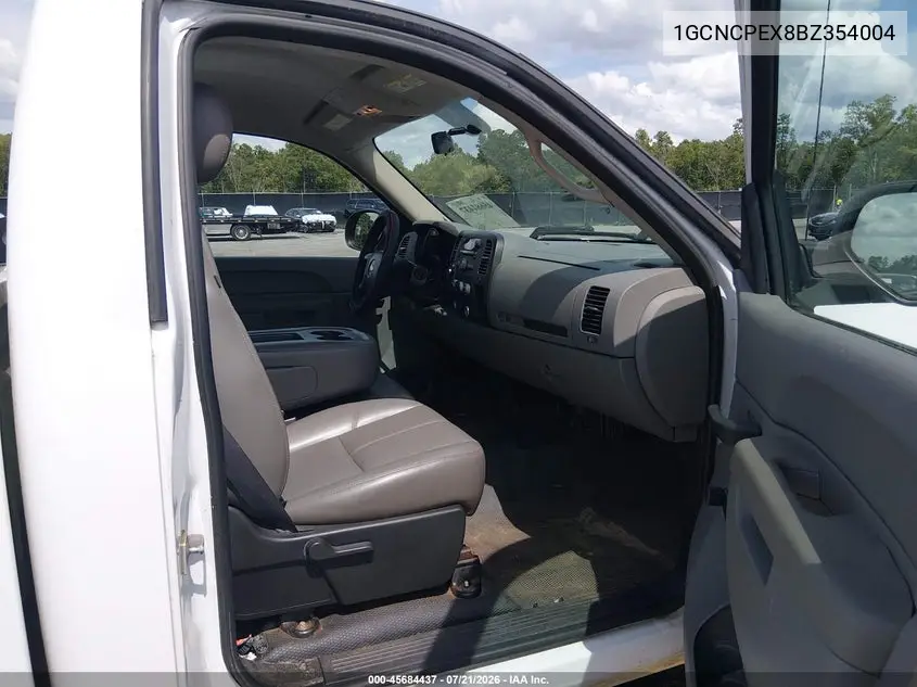 2011 Chevrolet Silverado 1500 Work Truck VIN: 1GCNCPEX8BZ354004 Lot: 45684437
