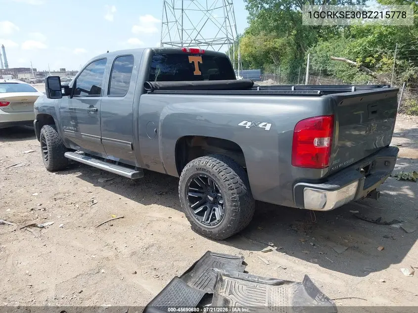 2011 Chevrolet Silverado 1500 Lt VIN: 1GCRKSE30BZ215778 Lot: 45690680