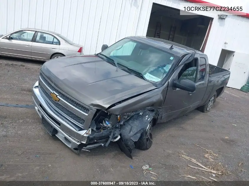 1GCRKSE77CZ234655 2012 Chevrolet Silverado 1500 Lt