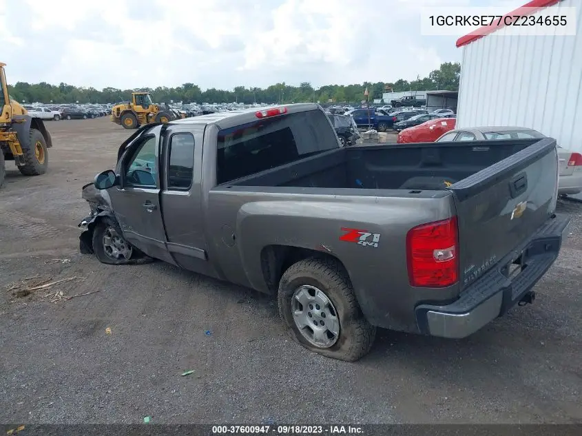 1GCRKSE77CZ234655 2012 Chevrolet Silverado 1500 Lt