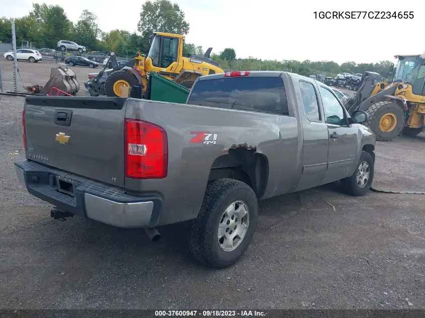 1GCRKSE77CZ234655 2012 Chevrolet Silverado 1500 Lt