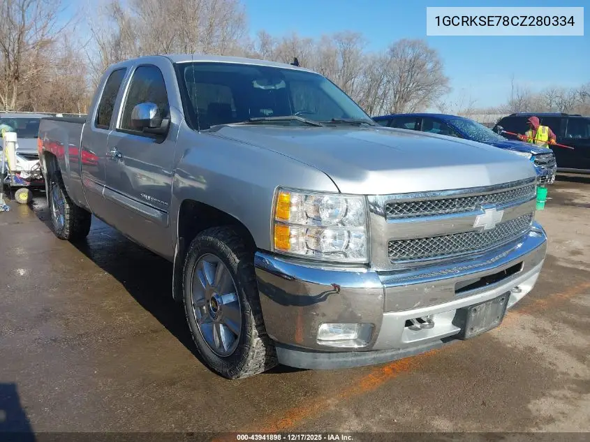 1GCRKSE78CZ280334 2012 Chevrolet Silverado 1500 Lt
