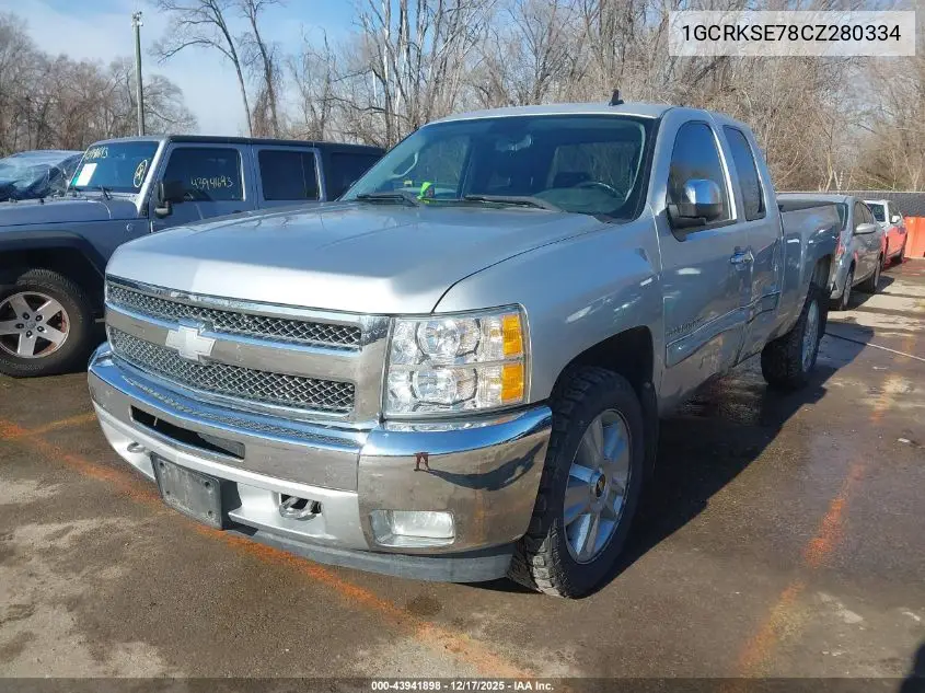 1GCRKSE78CZ280334 2012 Chevrolet Silverado 1500 Lt
