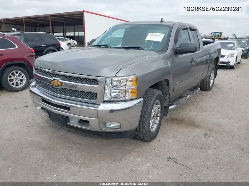 1GCRKSE76CZ239281 2012 Chevrolet Silverado 1500 Lt