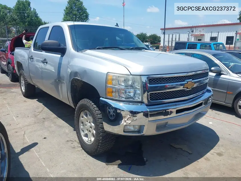 3GCPCSEAXCG237372 2012 Chevrolet Silverado 1500 Lt