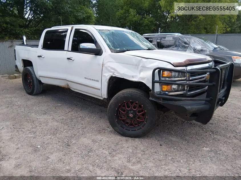 2014 Chevrolet Silverado 1500 Ltz VIN: 3GCUKSEC8EG555405 Lot: 45528955
