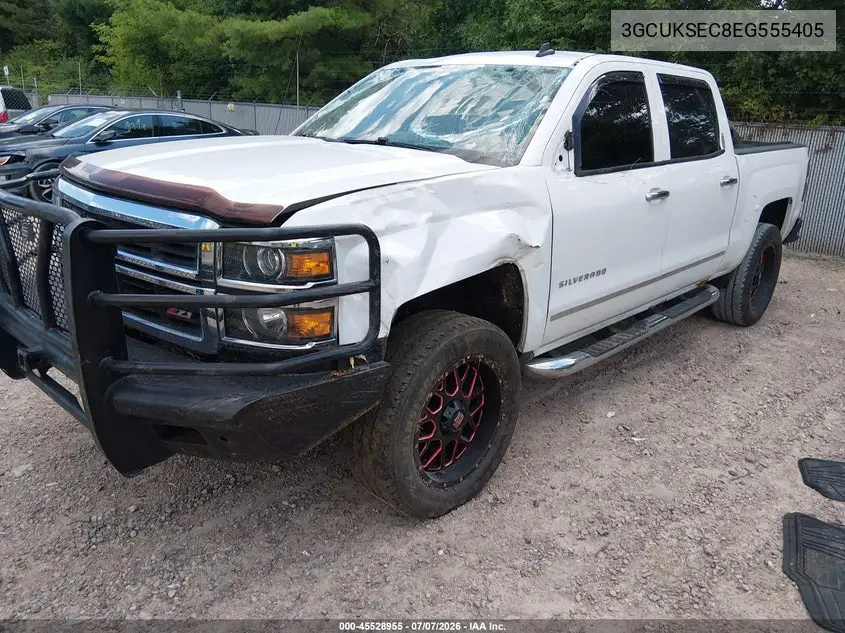 2014 Chevrolet Silverado 1500 Ltz VIN: 3GCUKSEC8EG555405 Lot: 45528955