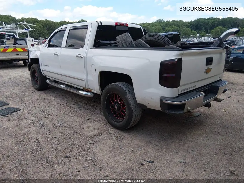 2014 Chevrolet Silverado 1500 Ltz VIN: 3GCUKSEC8EG555405 Lot: 45528955