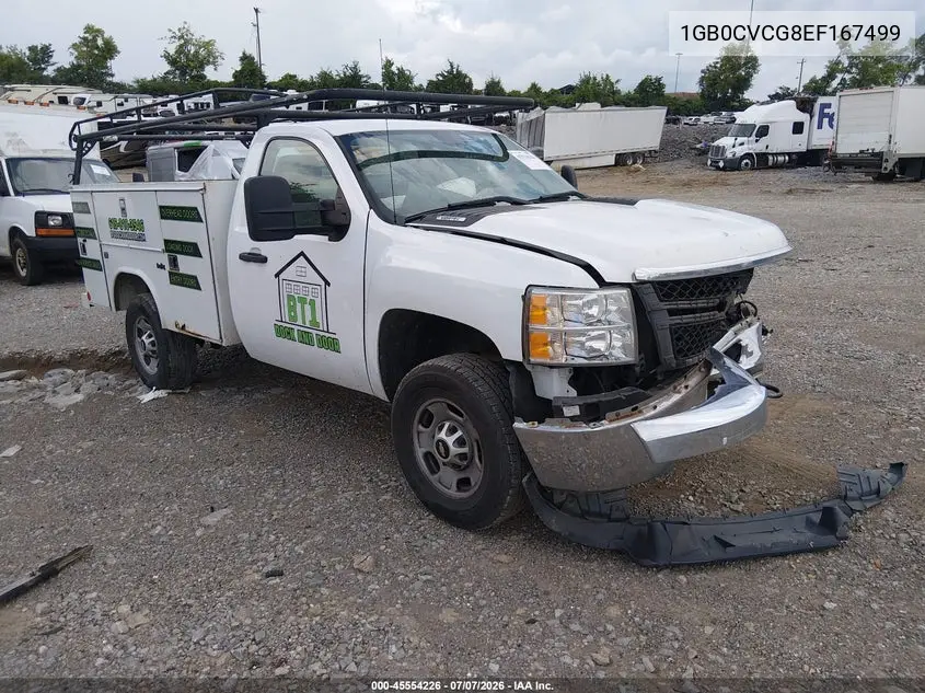 2014 Chevrolet Silverado 2500Hd Work Truck VIN: 1GB0CVCG8EF167499 Lot: 45554226