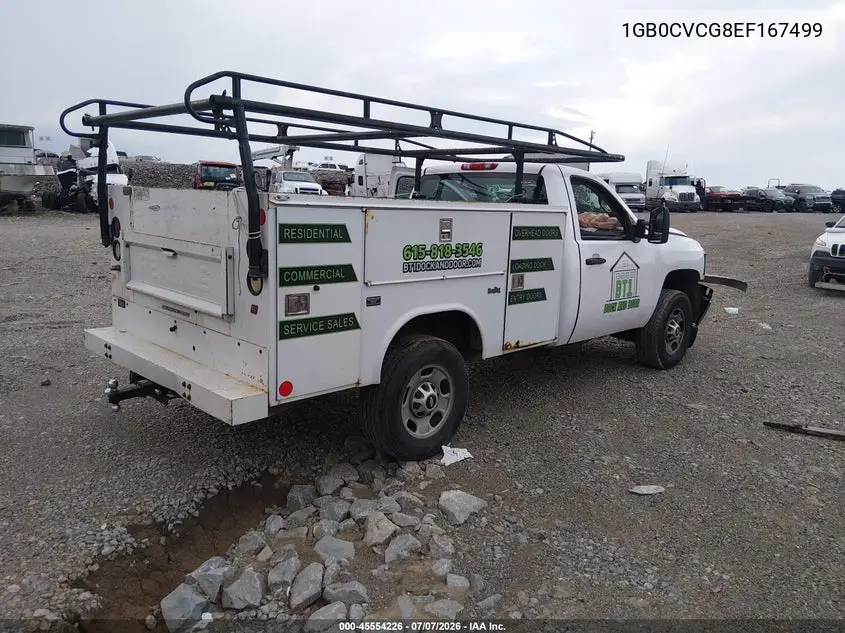 2014 Chevrolet Silverado 2500Hd Work Truck VIN: 1GB0CVCG8EF167499 Lot: 45554226