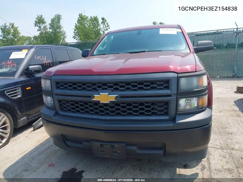 2014 Chevrolet Silverado 1500 Work Truck VIN: 1GCNCPEH3EZ154838 Lot: 45606824