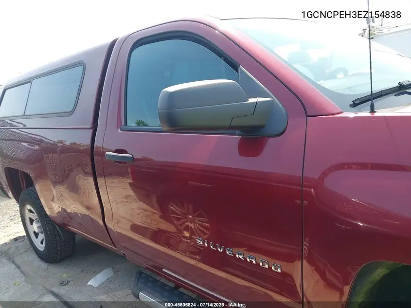 2014 Chevrolet Silverado 1500 Work Truck VIN: 1GCNCPEH3EZ154838 Lot: 45606824