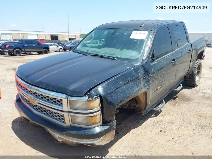 2014 Chevrolet Silverado 1500 Lt VIN: 3GCUKREC7EG214909 Lot: 45656208