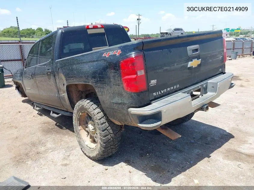 2014 Chevrolet Silverado 1500 Lt VIN: 3GCUKREC7EG214909 Lot: 45656208