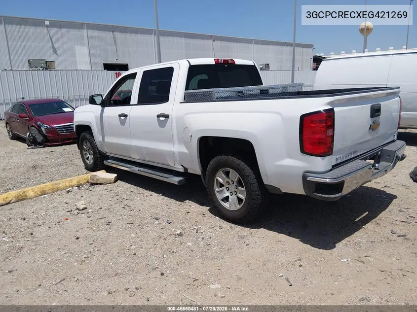 2014 Chevrolet Silverado 1500 Lt VIN: 3GCPCRECXEG421269 Lot: 45660481