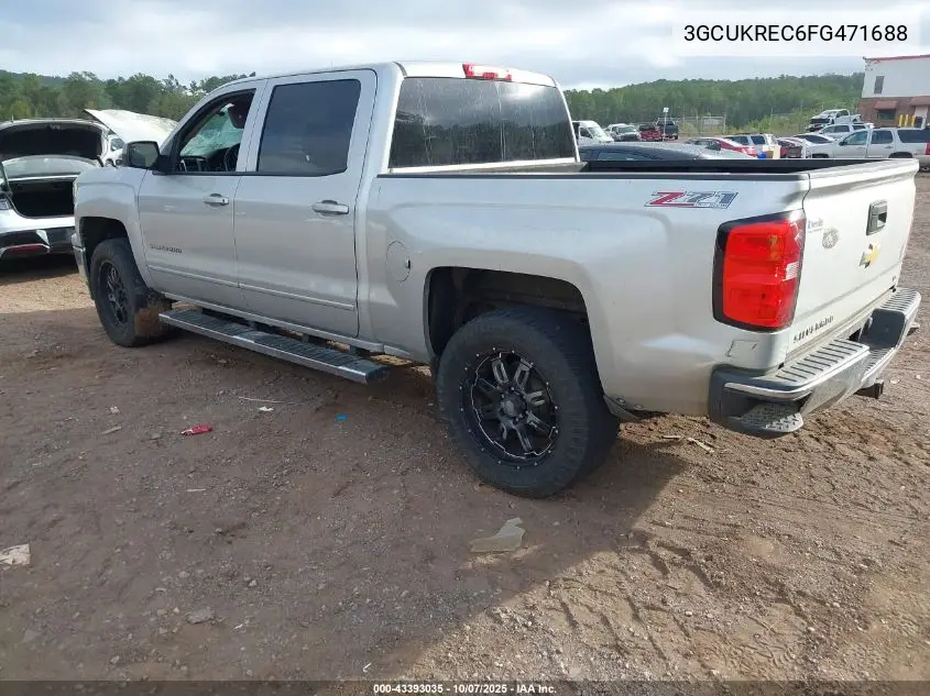 3GCUKREC6FG471688 2015 Chevrolet Silverado 1500 2Lt