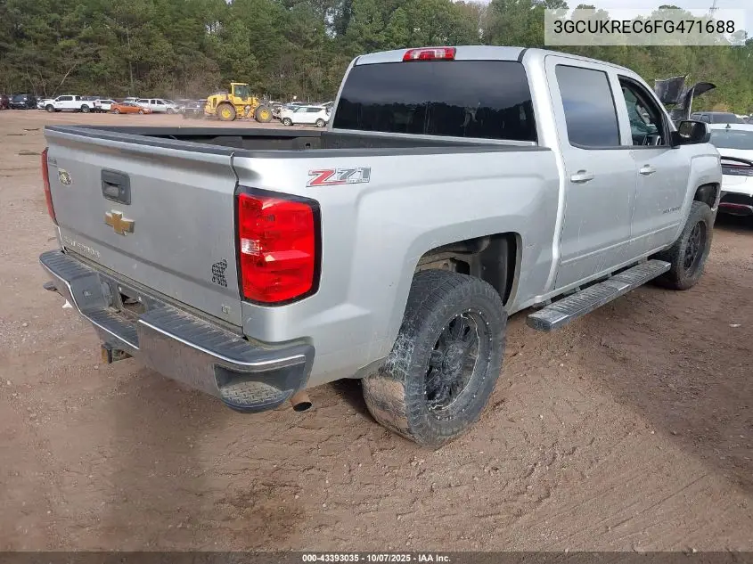 3GCUKREC6FG471688 2015 Chevrolet Silverado 1500 2Lt