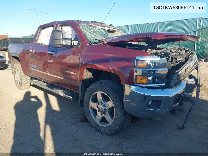1GC1KWE80FF141155 2015 Chevrolet Silverado 2500Hd Ltz
