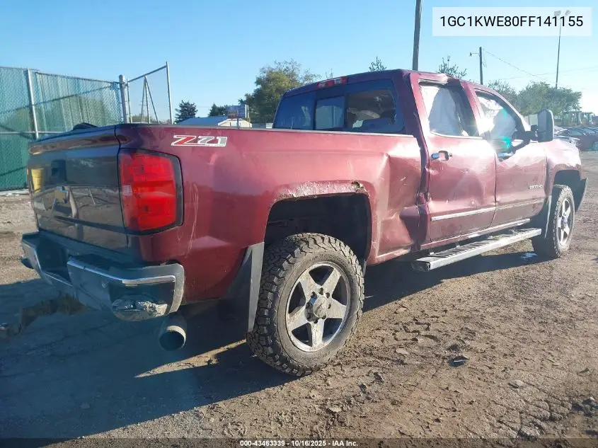 1GC1KWE80FF141155 2015 Chevrolet Silverado 2500Hd Ltz