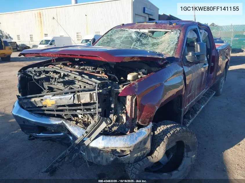 1GC1KWE80FF141155 2015 Chevrolet Silverado 2500Hd Ltz