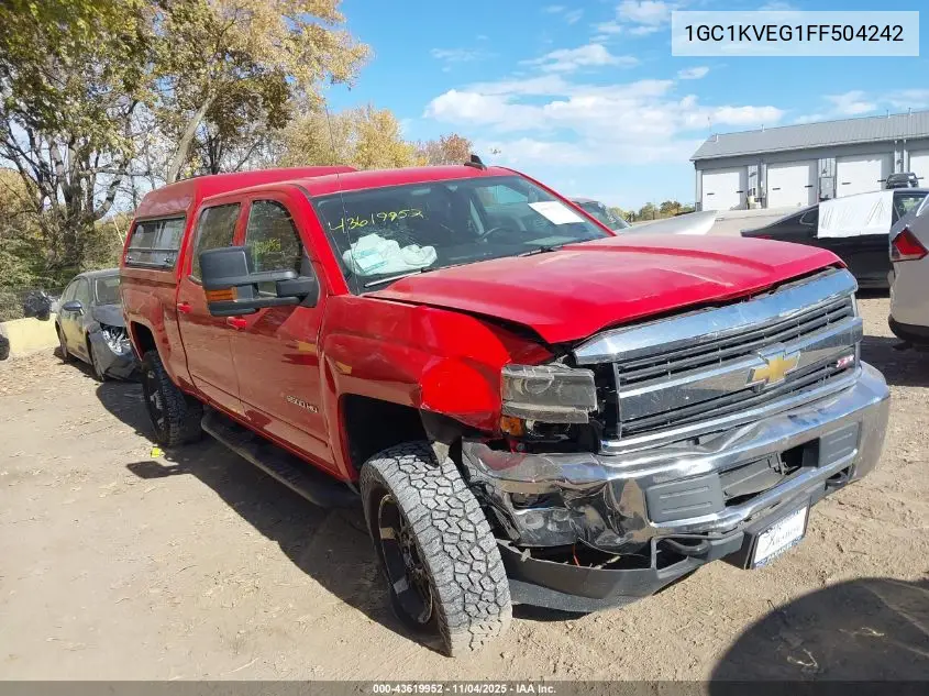 1GC1KVEG1FF504242 2015 Chevrolet Silverado 2500Hd Lt