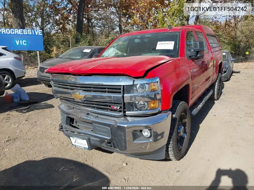 1GC1KVEG1FF504242 2015 Chevrolet Silverado 2500Hd Lt