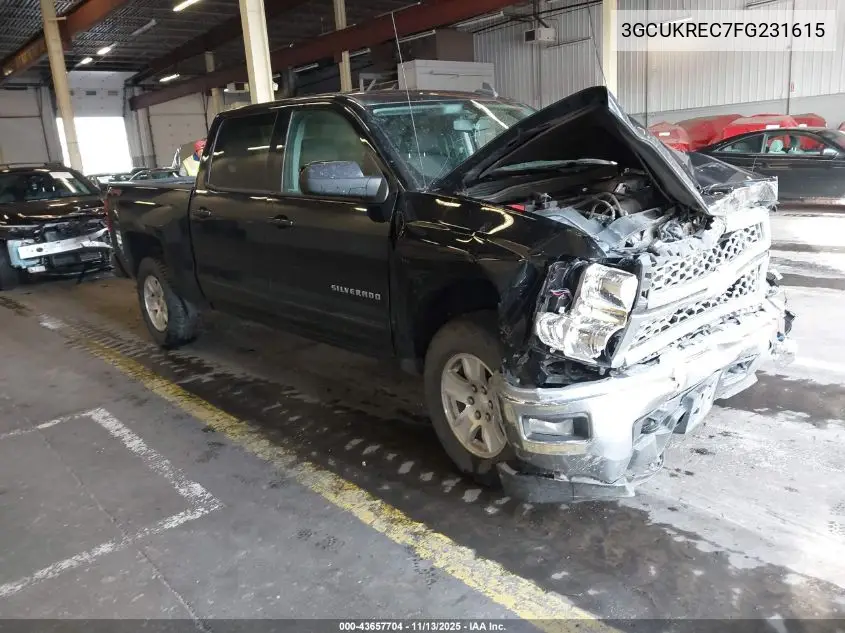 3GCUKREC7FG231615 2015 Chevrolet Silverado 1500 1Lt