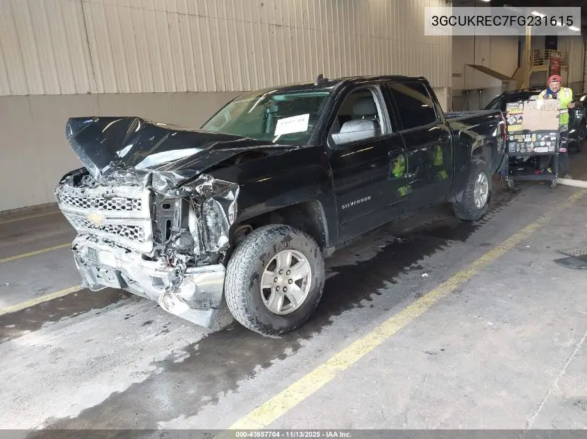 3GCUKREC7FG231615 2015 Chevrolet Silverado 1500 1Lt