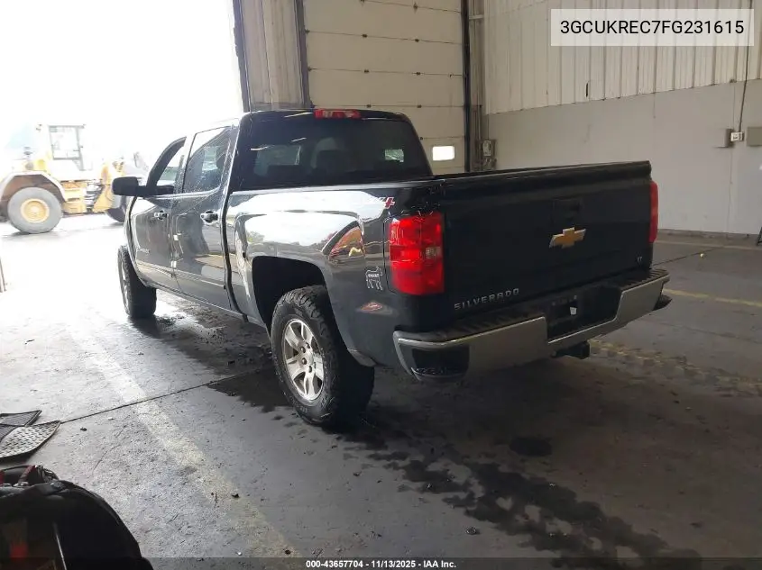 3GCUKREC7FG231615 2015 Chevrolet Silverado 1500 1Lt