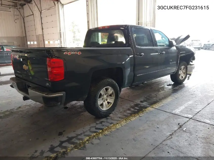 3GCUKREC7FG231615 2015 Chevrolet Silverado 1500 1Lt
