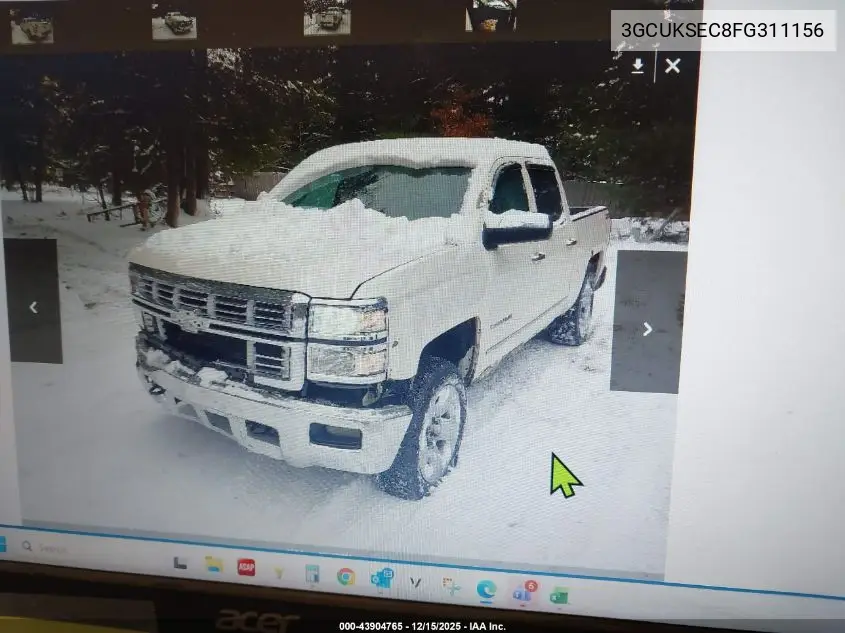 3GCUKSEC8FG311156 2015 Chevrolet Silverado 1500 1Lz/2Lz