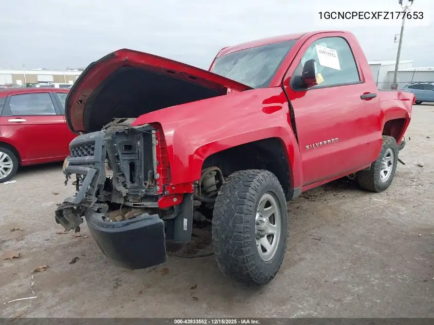 1GCNCPECXFZ177653 2015 Chevrolet Silverado 1500 Wt