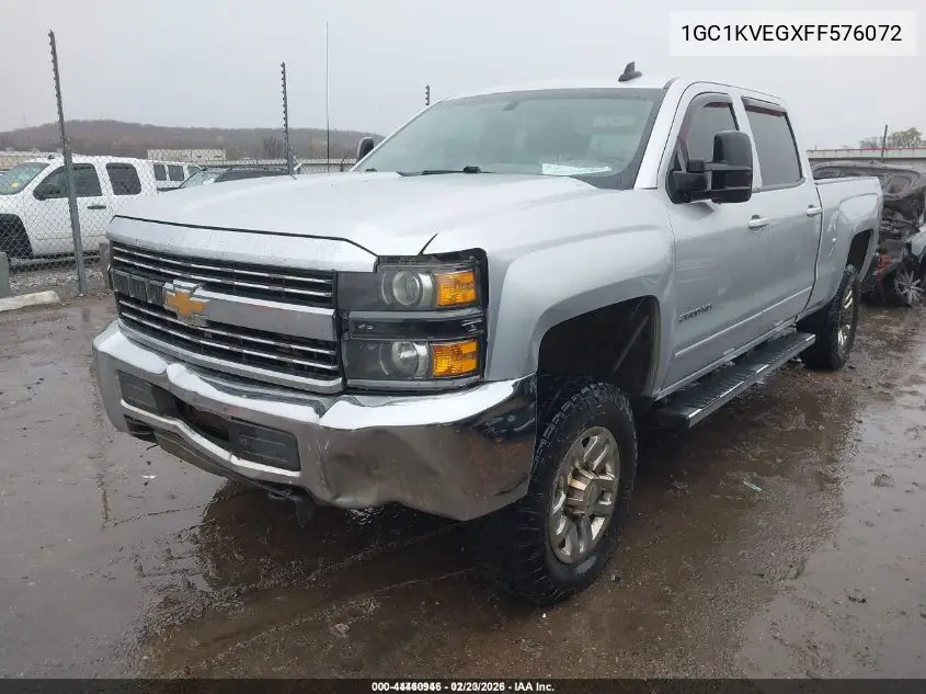 1GC1KVEGXFF576072 2015 Chevrolet Silverado 2500Hd Lt