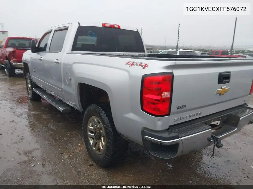 1GC1KVEGXFF576072 2015 Chevrolet Silverado 2500Hd Lt