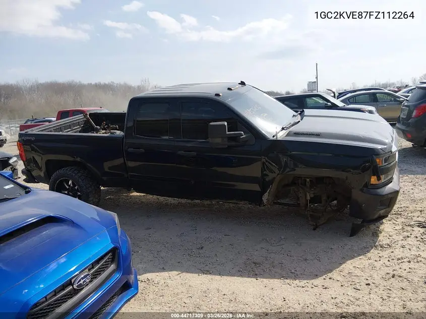1GC2KVE87FZ112264 2015 Chevrolet Silverado 2500Hd Lt