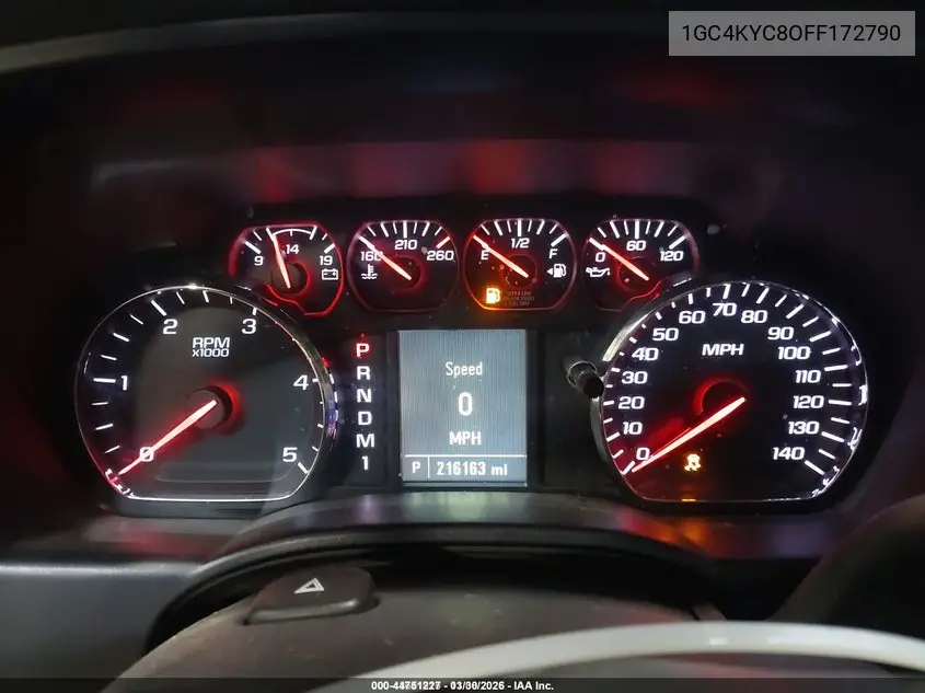 1GC4KYC8OFF172790 2015 Chevrolet 3500