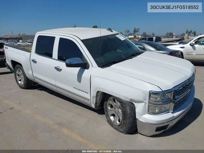2015 Chevrolet Silverado 1500 Ltz VIN: 3GCUKSEJ1FG518552 Lot: 45597883