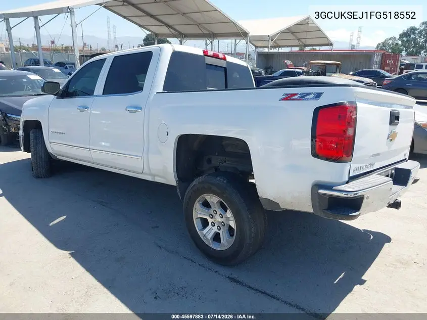 2015 Chevrolet Silverado 1500 Ltz VIN: 3GCUKSEJ1FG518552 Lot: 45597883